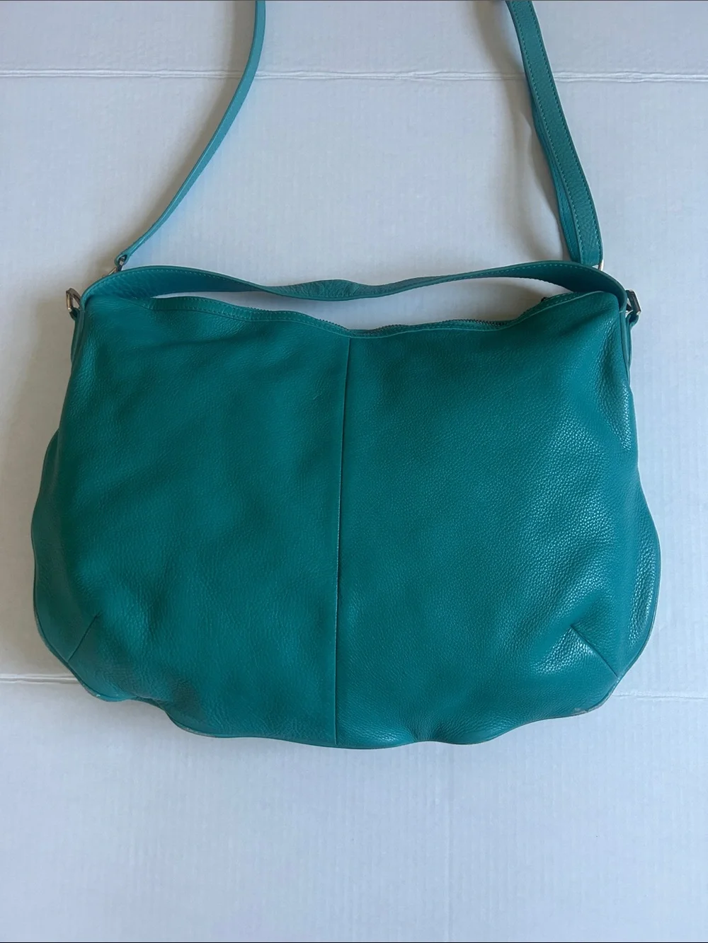 Tory Burch Amanda Crossbody Hobo in Turquoise